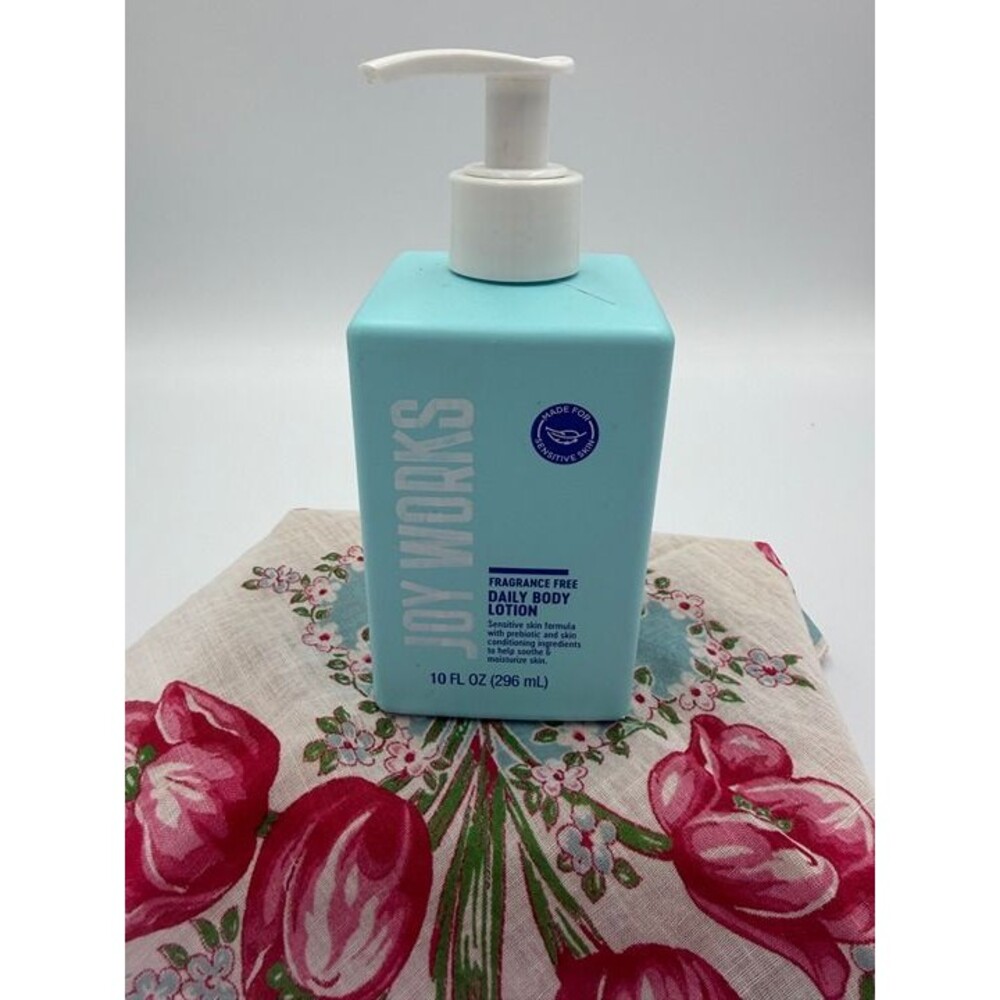 Joy Works Sensitive Skin Daily Body Lotion 10 Ounces oz prebiotic Fragrance Free